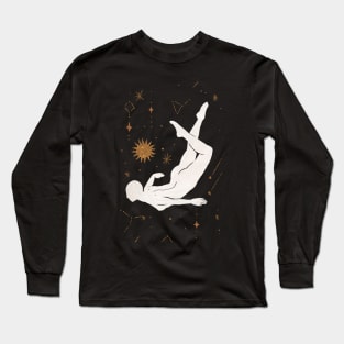 Astro Celestial Feminine Abstract Bodycare Prints Long Sleeve T-Shirt